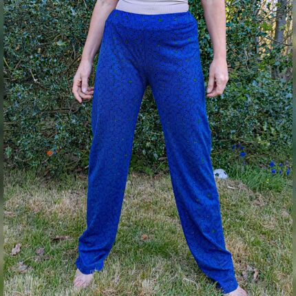 Tall Navy Blue Shipibo Icaros Trousers